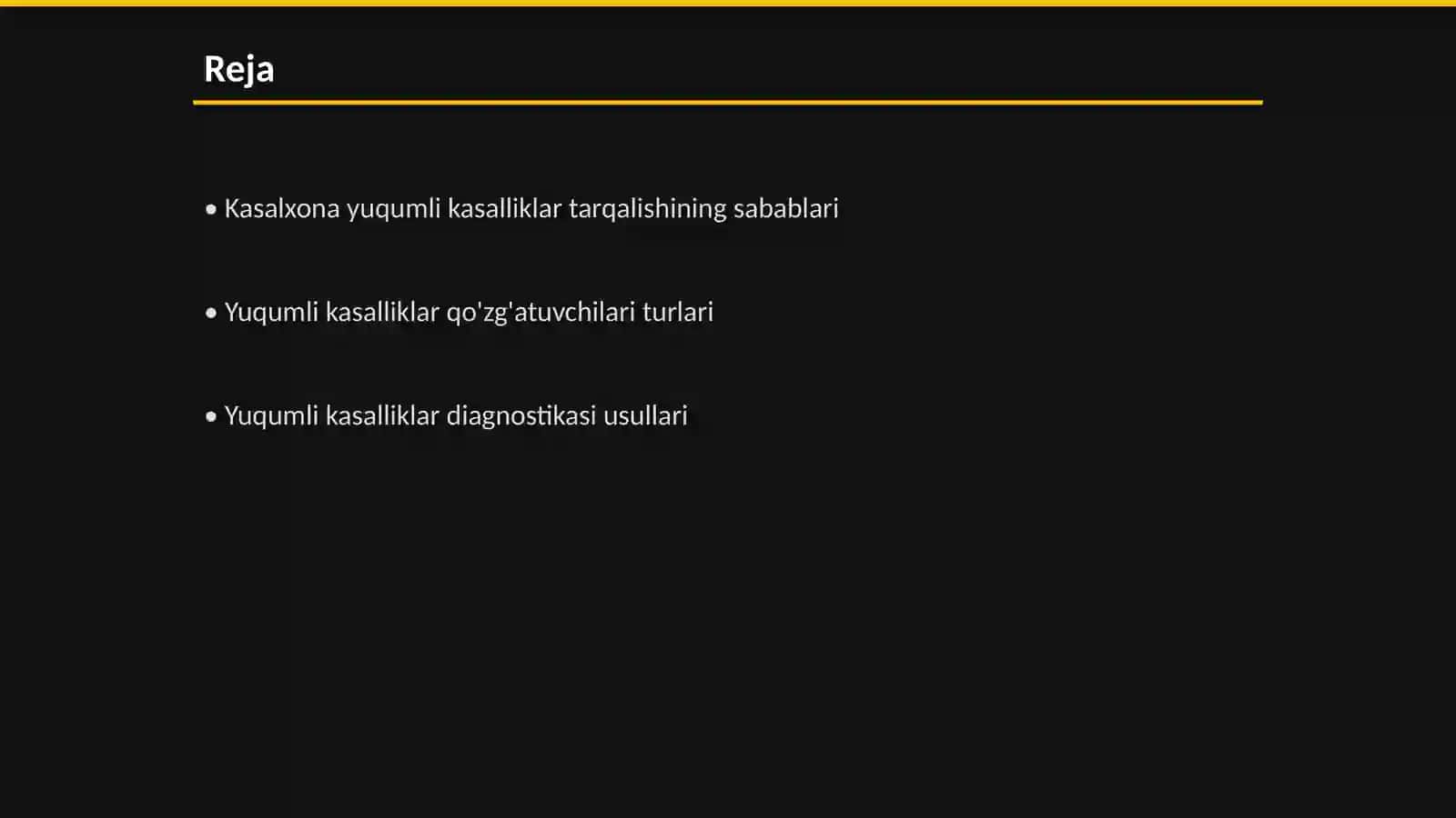 Kasalxona ichida tarqaluvchi yuqumli kasalliklar qo'zg'atuvchilari va labarator diagnostikasi 2