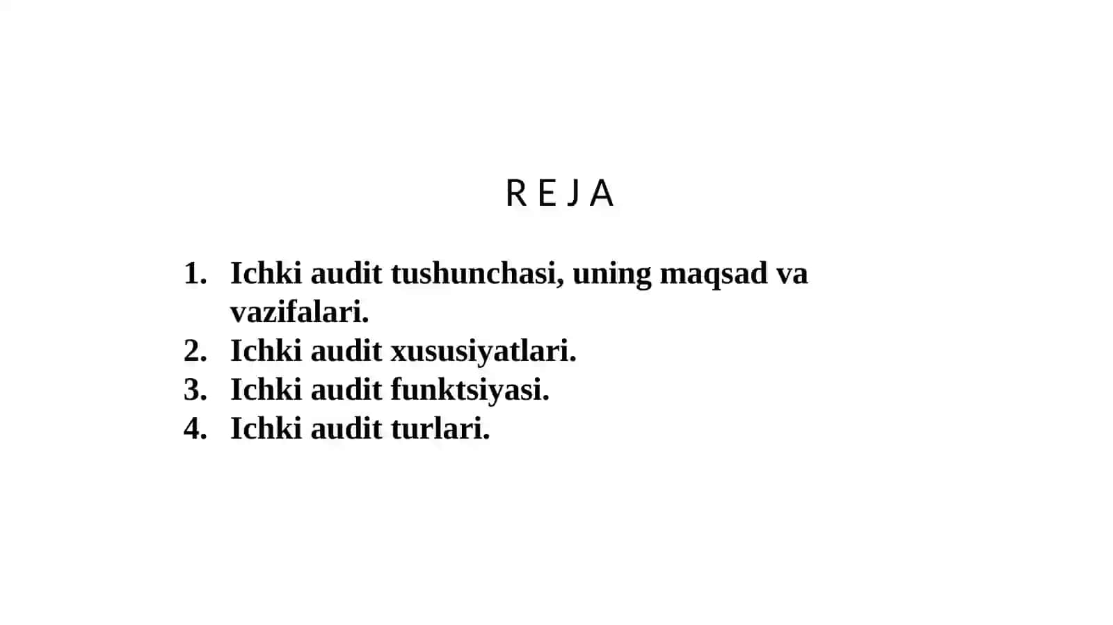 Ichki Audit 2