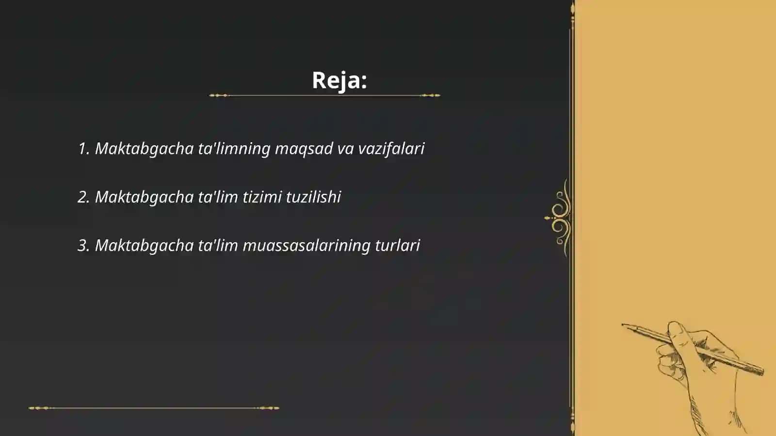 Maktabgacha talim togʻrisida qonun 2
