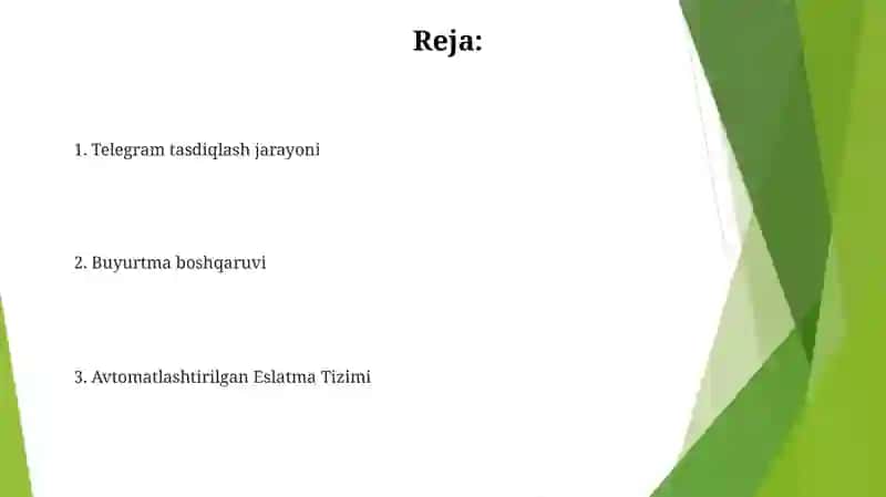 Telegram Bot Integratsiyasi 2
