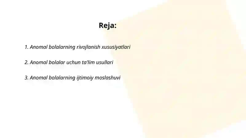 Anomal bolalar bilan olib boradigan korreksion ishlar 2