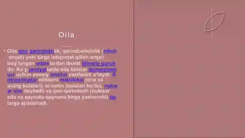 Oila va uning vazifalari 2