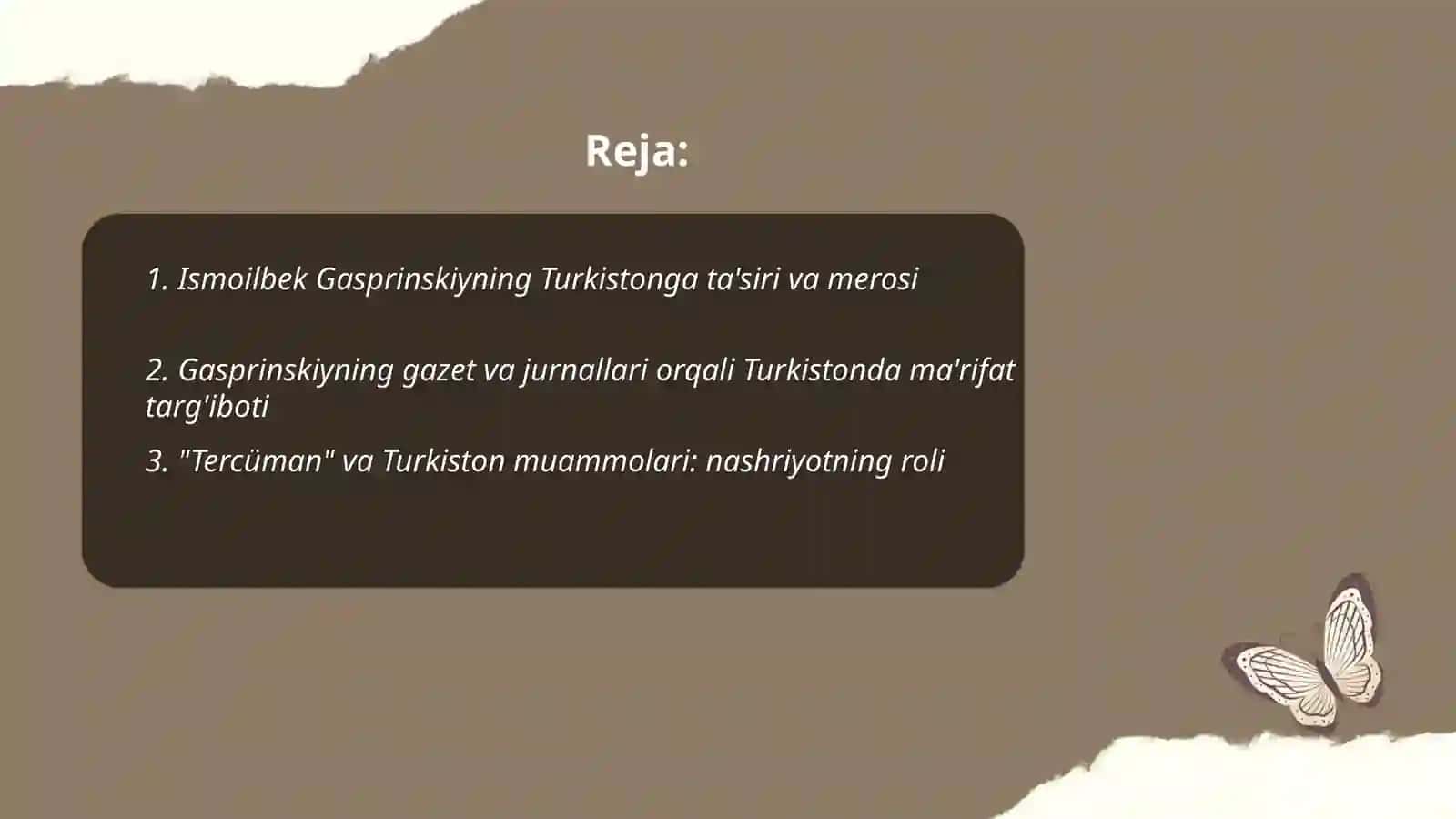Ismoilbek Gasprinskiy va Turkiston Toʻxtamishova Inobat 2