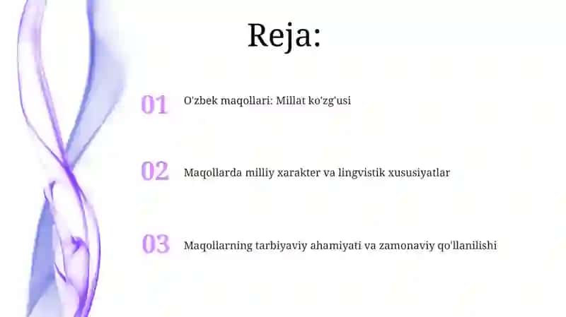 Õzbek xalq maqollari 2
