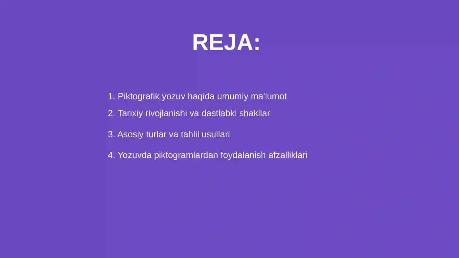 Piktografik yozuv asosida taqdimot 2