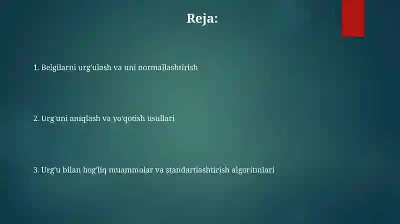 Xarakter aksentuatsiyasi va uni me'yorlashtirish usullari 2