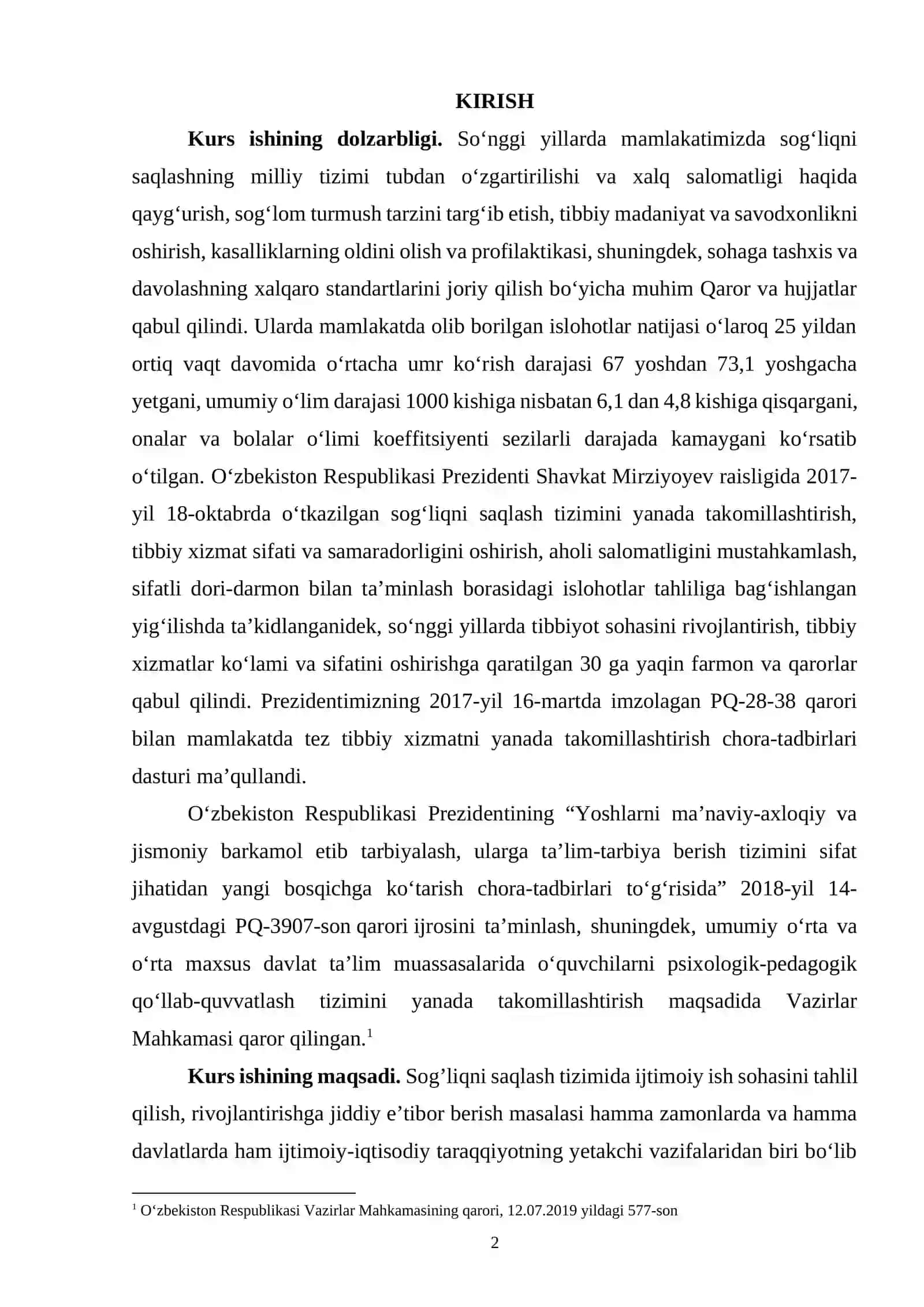SOG‘LIQNI SAQLASH SOHASIDA IJTIMOIY ISH 2