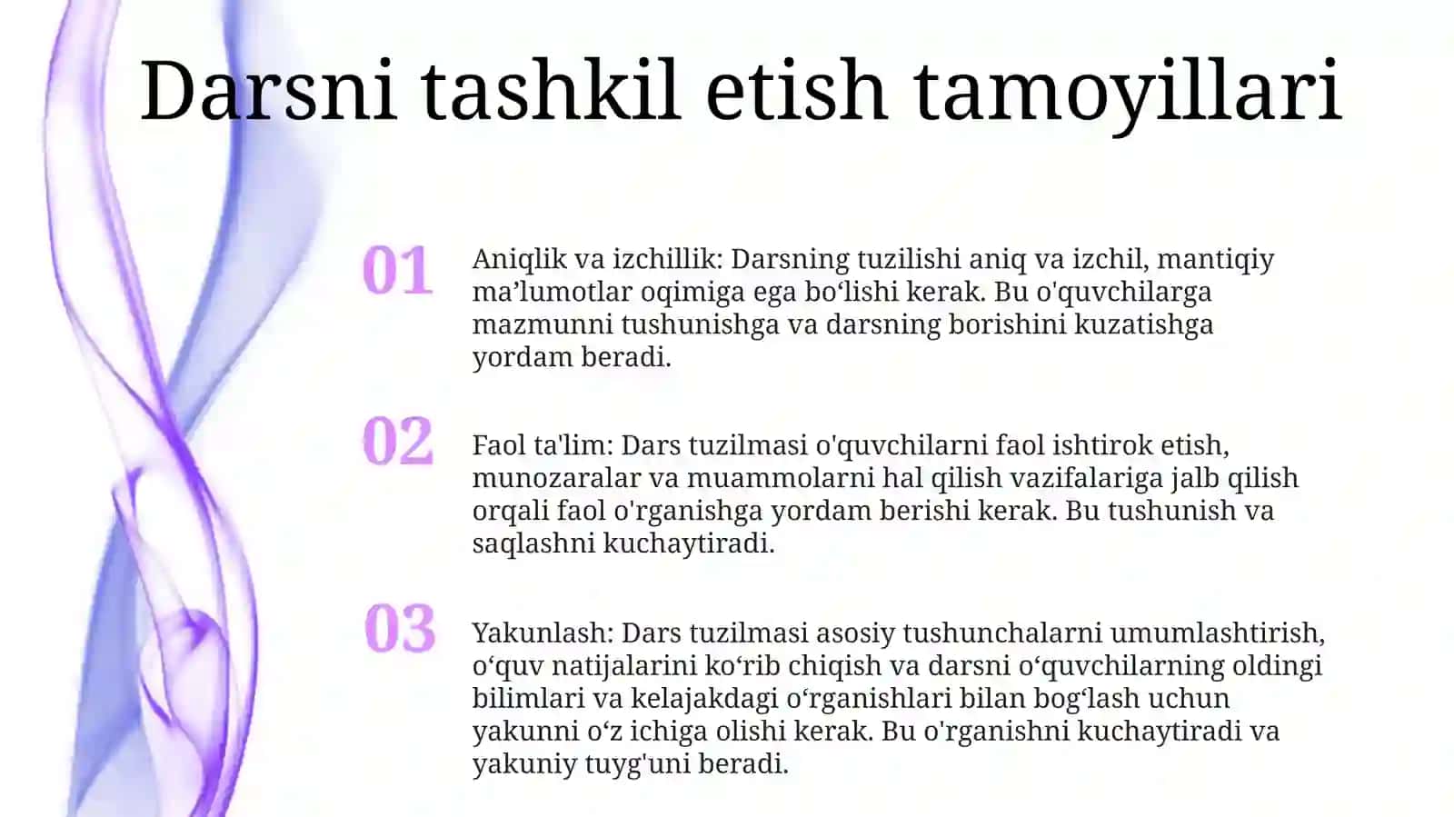 Darslarni Tashkil Etishning Didaktik Prinsplari 2
