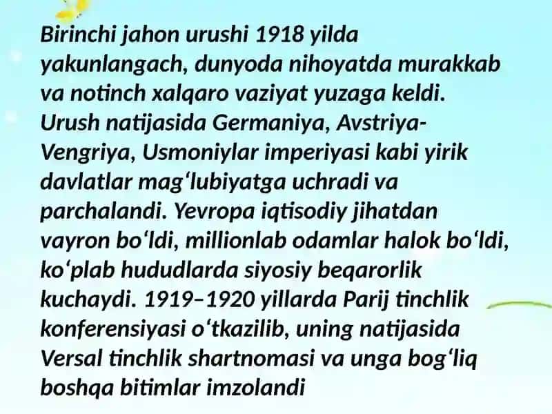 1918-1939 yillarda xalqaro munosabatlar 2