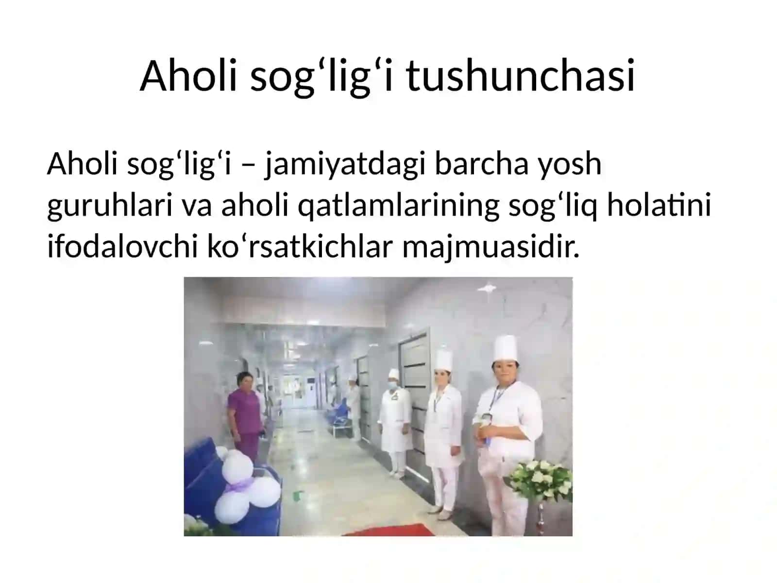 Aholisog‘lig‘iko‘rsatkichlarivamuhimijtimoiytibbiymuammolar 2