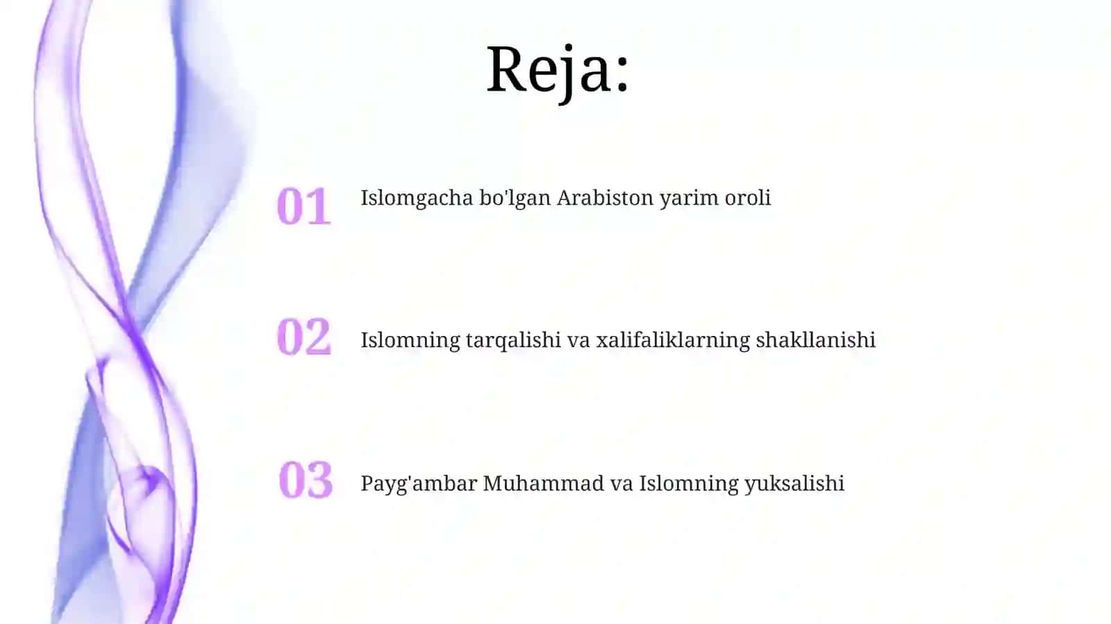 Islomgacha bo'lgan Arabiston yarim oroli 2