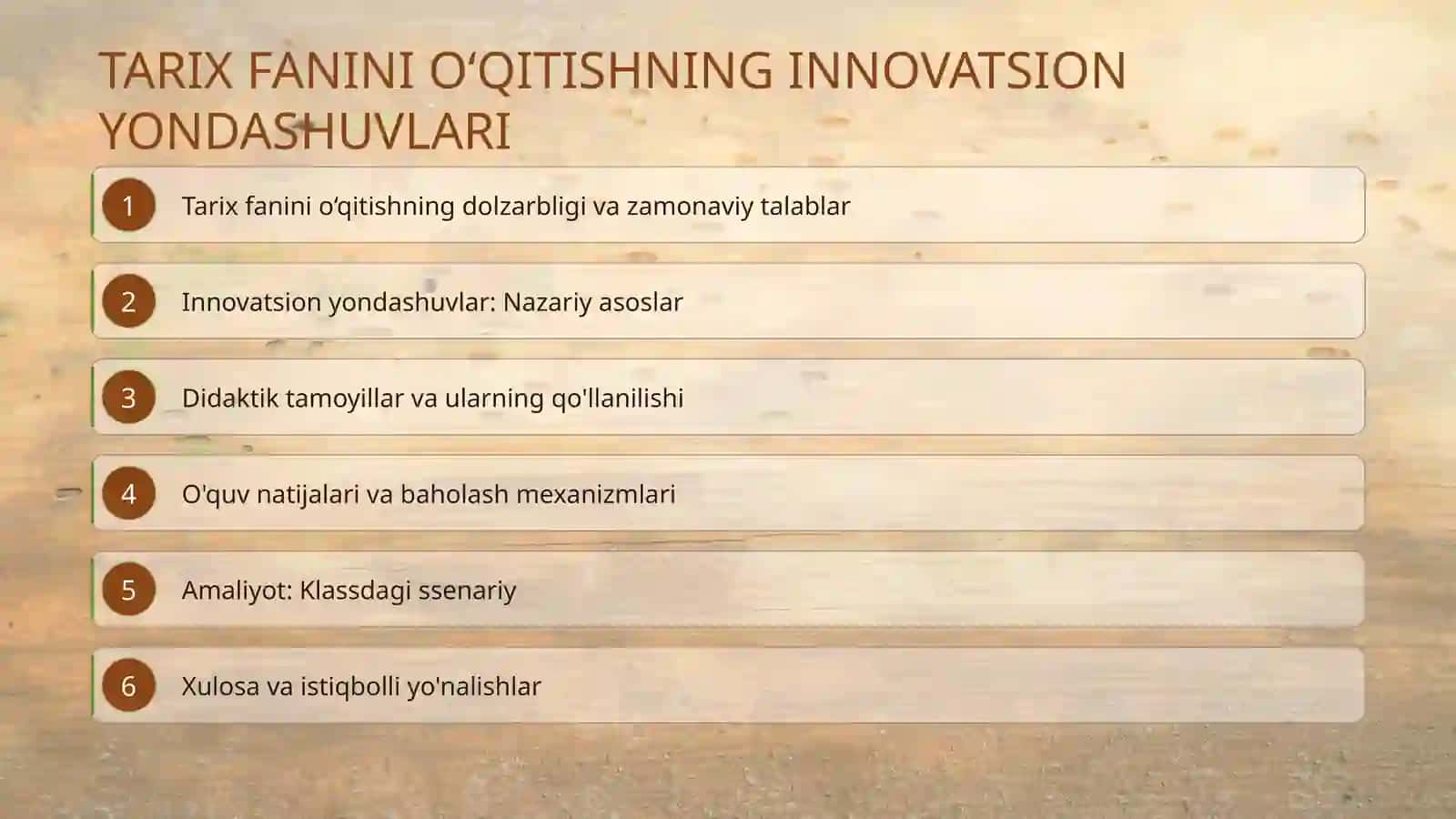 Tarix fanini o‘qitishda innovatsion yondashuv 2