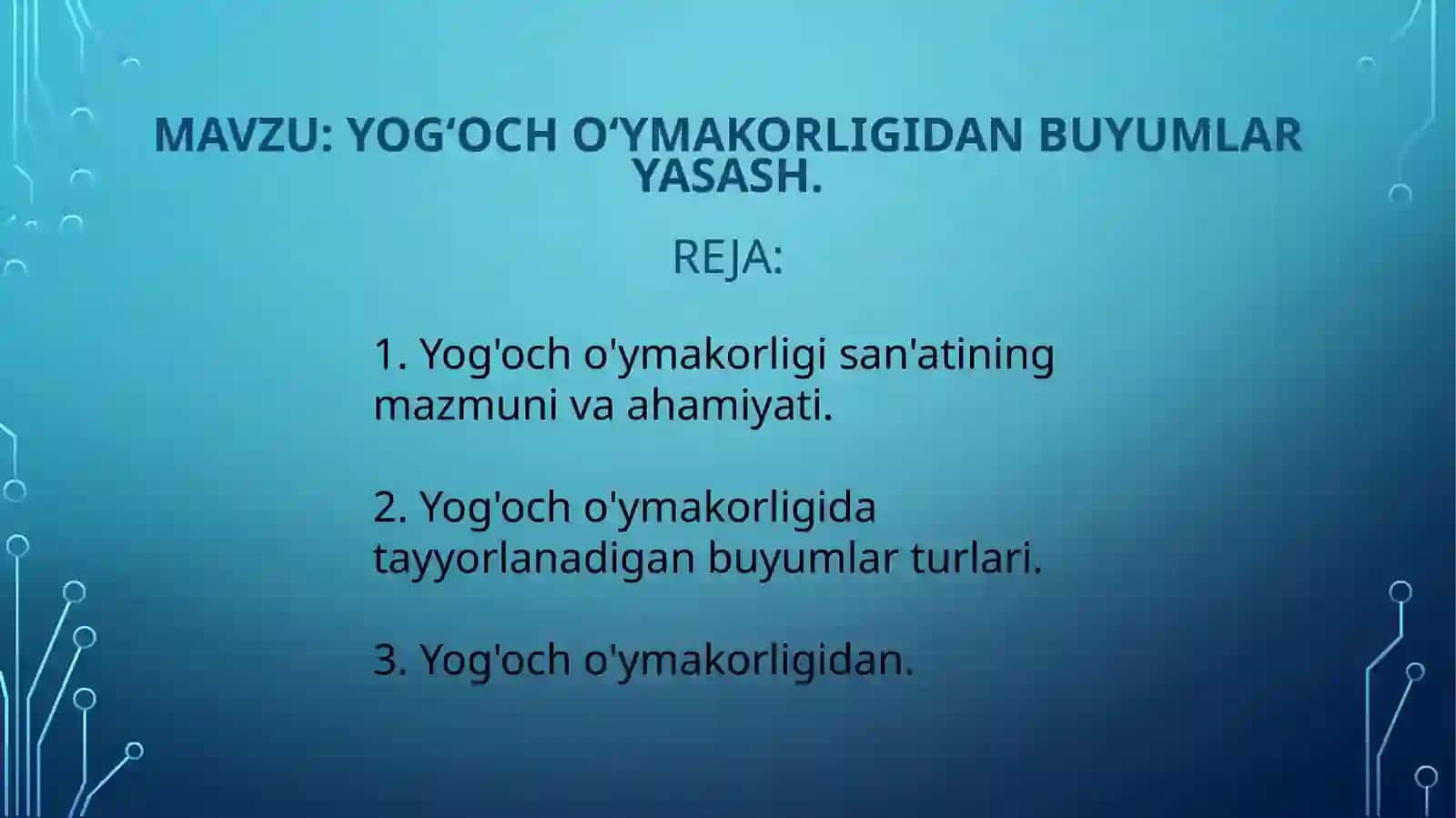 KAMOLIDDIN BEHZOD NOMIDAGI MILLIY RASSOMLIK VA DIZAYN INSTITUTI2-BOSQICH ASAT 119-24NORMATOV IZZATULLA FATXILLA O'G’ILta’mirlashasoslari 2