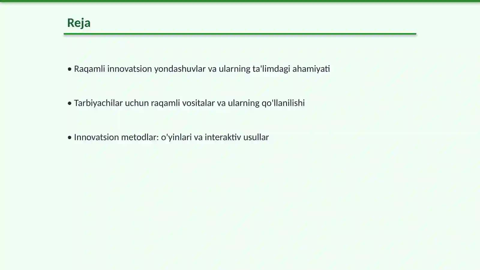 Raqamli innovatsion yondashuvlarni amaliyotga joriy etuvchi tarbiyachi 2