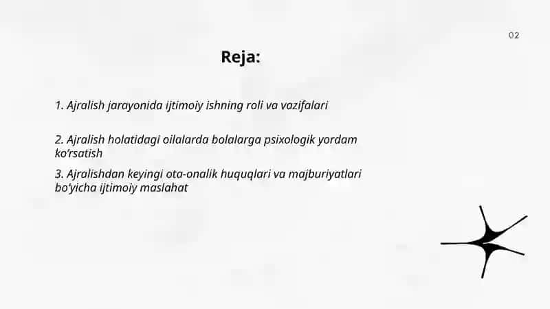 Ajralish holatidagi oilalar bilan ijtimoiy ish 2