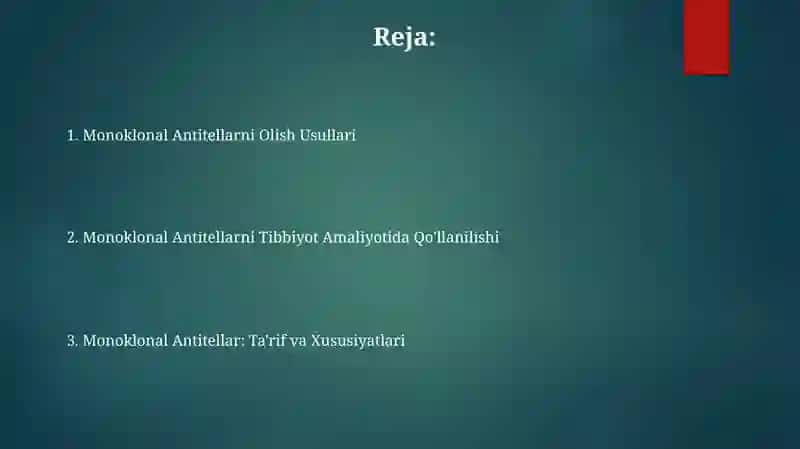 Monoklonal Antitellarni Olish Usullari 2