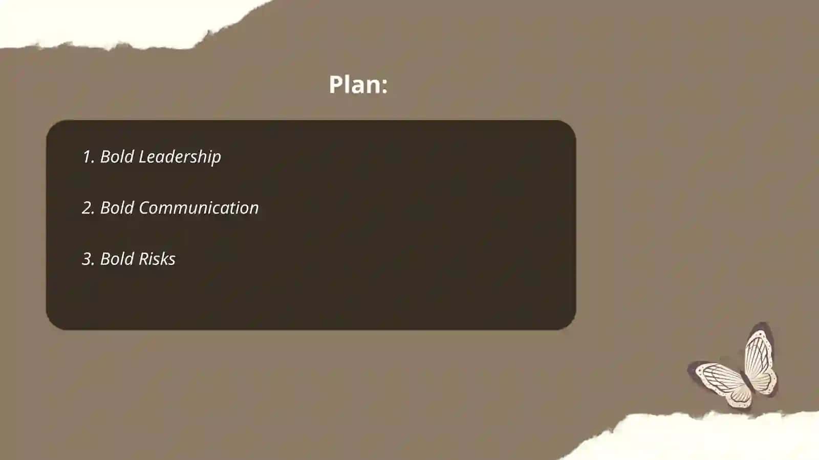 Bold Leadership Presentation 2