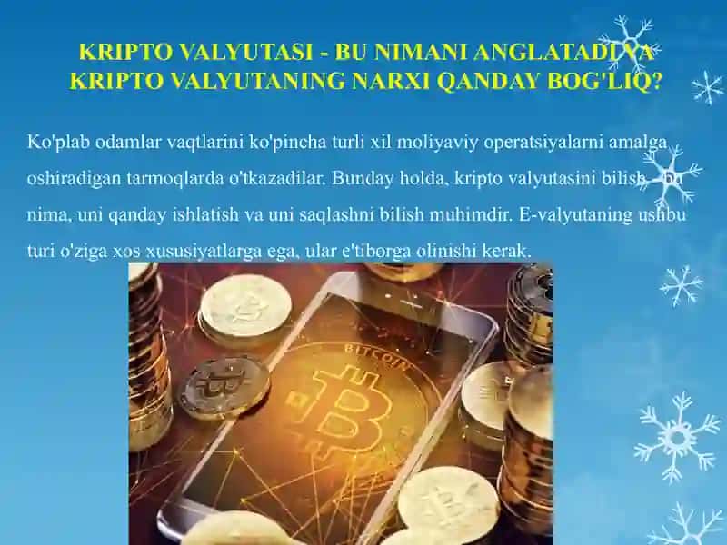 DAVLATNING MOLIYAVIY TIZIMIDA KRIPTOVALYUTA DAN FOYDALANISH ISTIQBOLLARI VA XAVFLARI 2