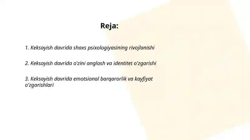 Munavvarning rivojlanish psixologiyasi 2