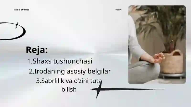 Shaxs va uning Irodaviy sohasi 2
