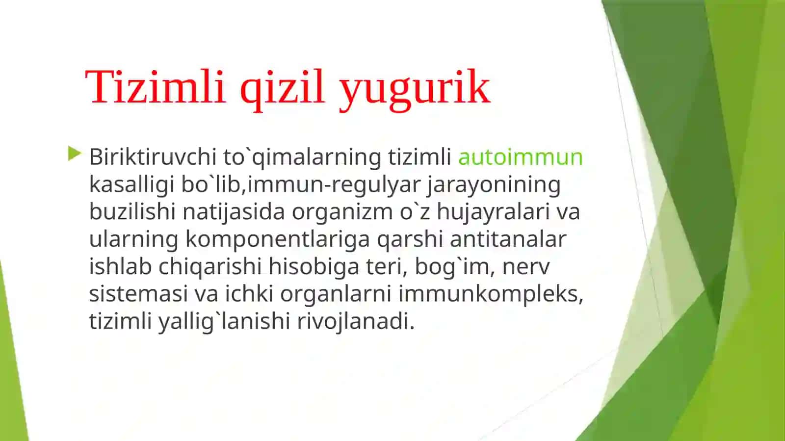 Tizimli qizil yugurik 2