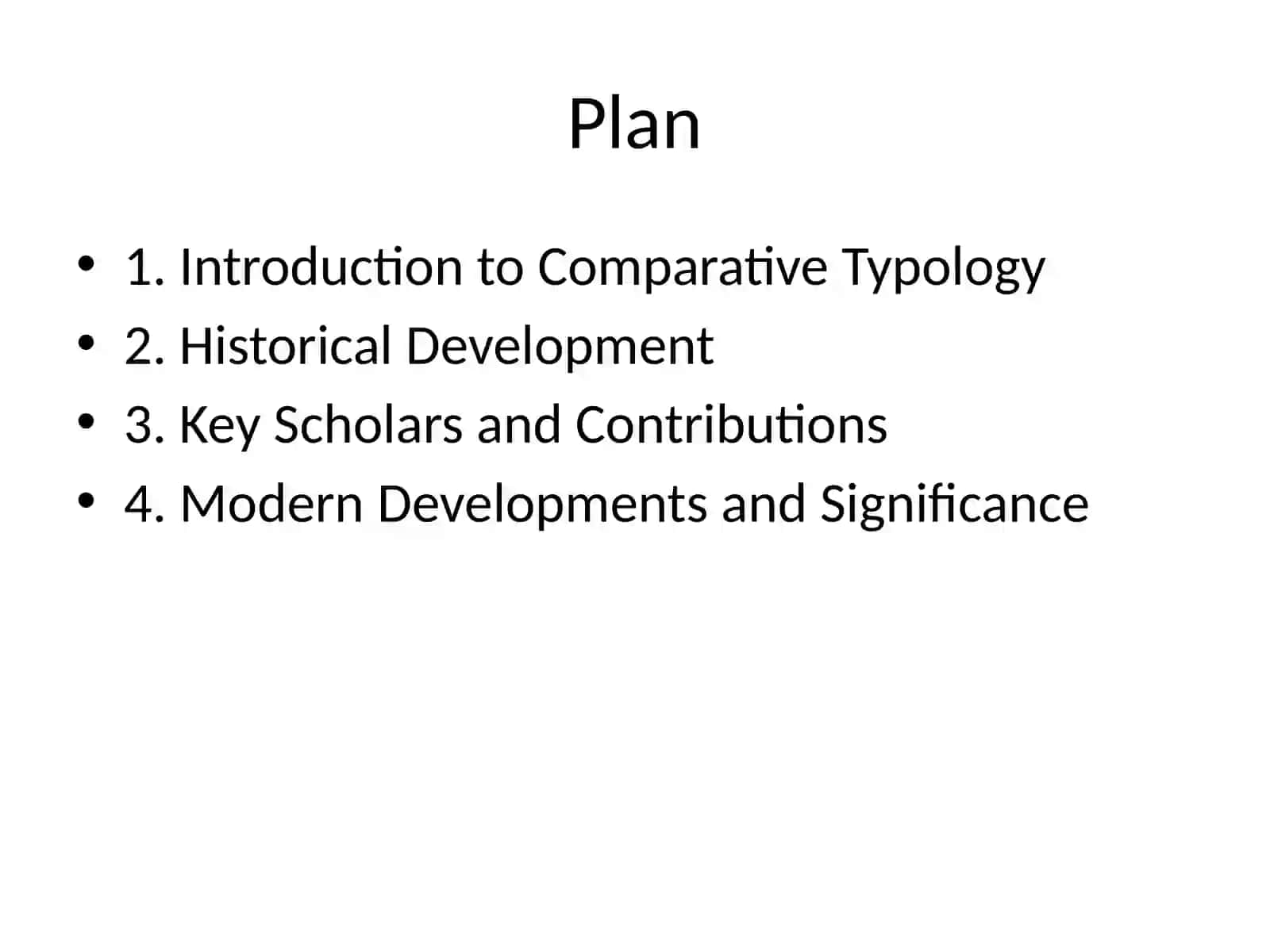History of Comparative Typology 2