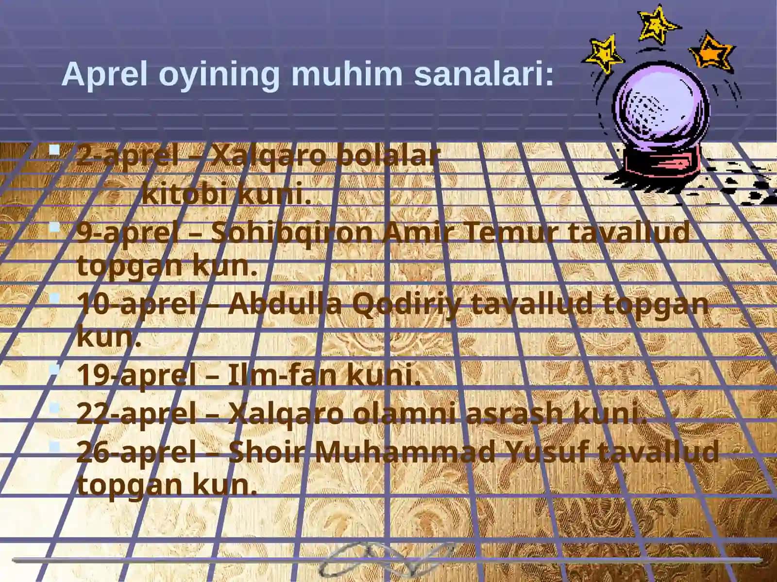 7-sinf O'zbekiston tarixi Mirzo Ulug'bek ma'rifatparvar davlat arbobi dars ishlanmasi 2