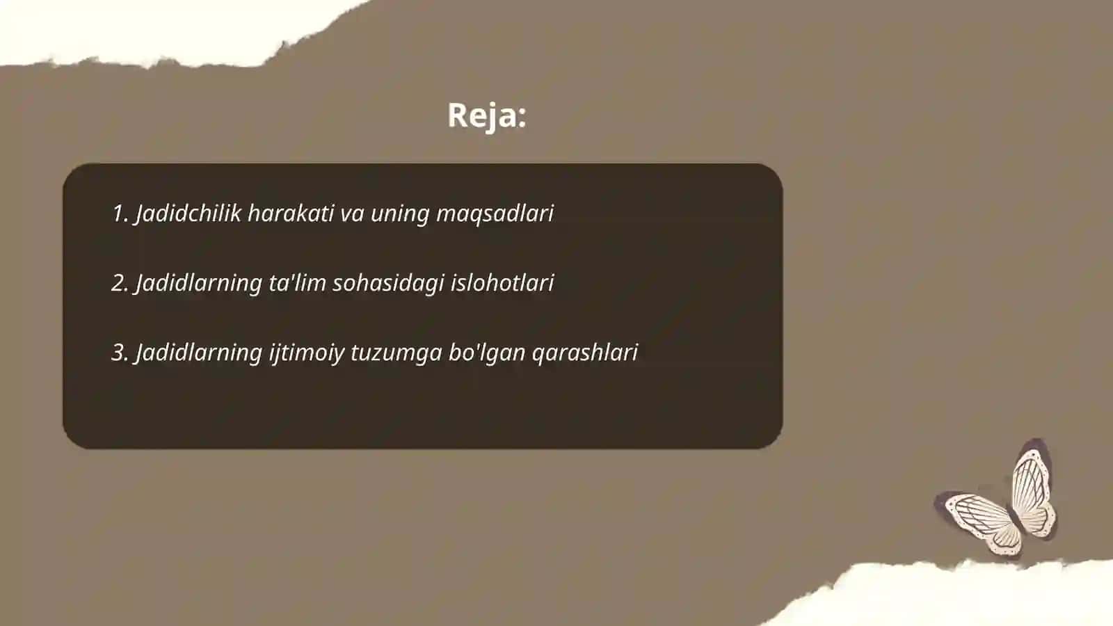 Jadid ma'rifatparvarlarining ijtimoiy-ma'naviy hayotda tutgan o'rni (XX asr boshlari) 2