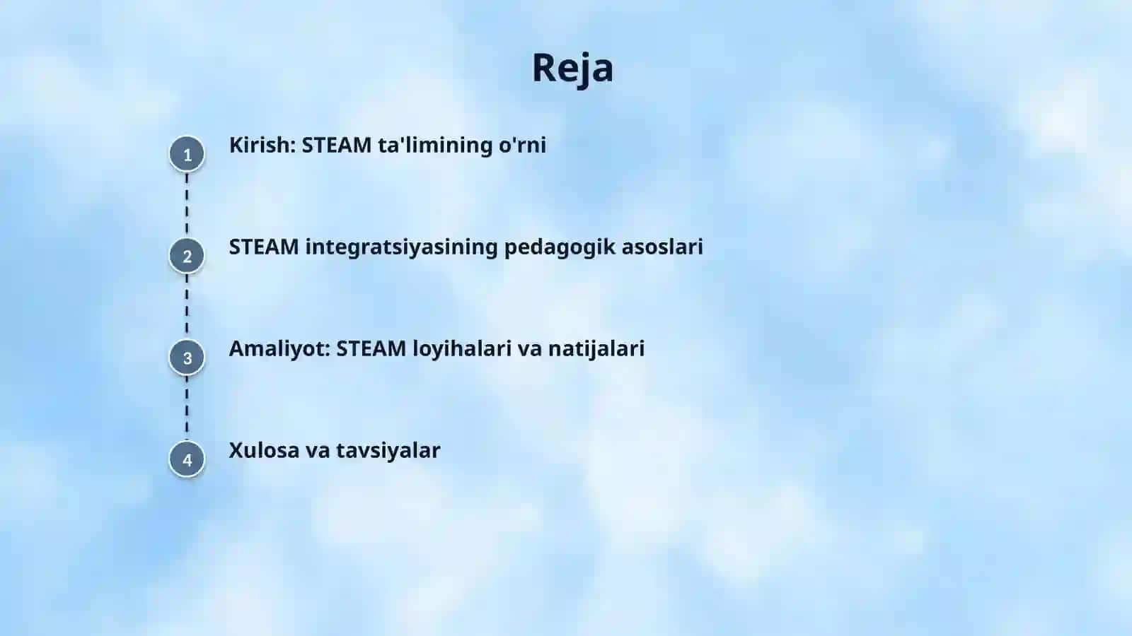 Maktabgacha ta‘limda Steam integratsiyalashgan ta‘lim tizimi sifatida 2