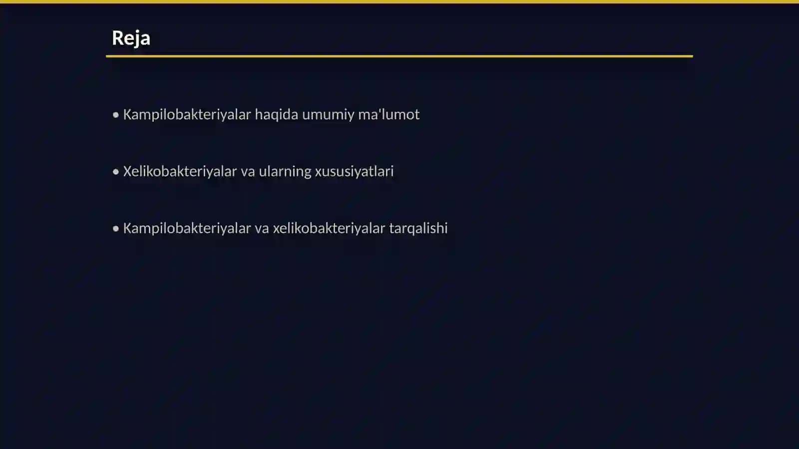Kampilobakteriyalar, xelikobakteriyalar va ularning amaliyotdagi ahamiyati 2