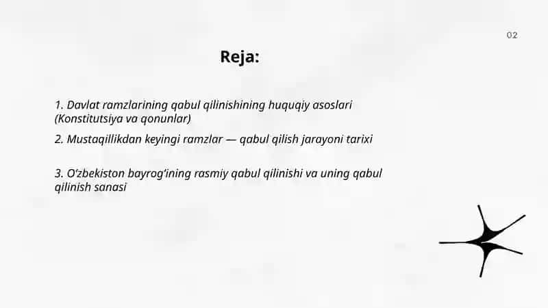 O'zbekiston Respublikasi davlat ramzlarining qabul qilinishi 2
