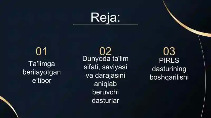 Matnni o’qish sifatini va uni tushunish darajasini aniqlash bo’yicha xalqaro xorijiy tajribasini o’rganish tadqiqotlar monitoringini tahlil qilish 2