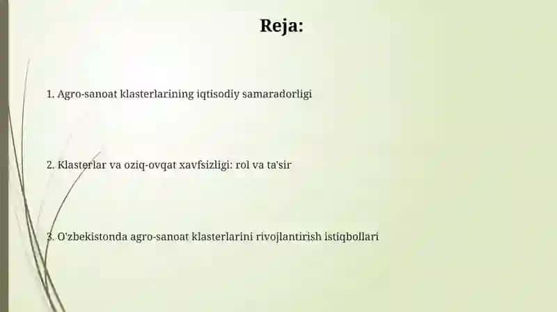 Agro-sanoat klasterlari 2