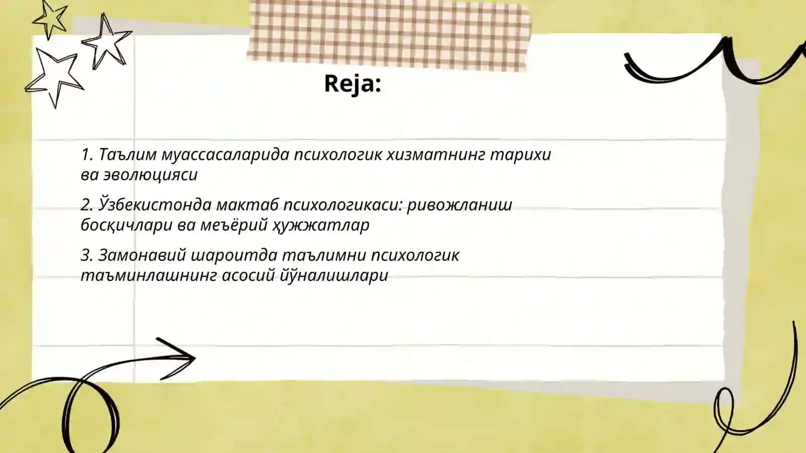 Таълим муассасаларида психологик хизмат шакллантириш тарихи 2