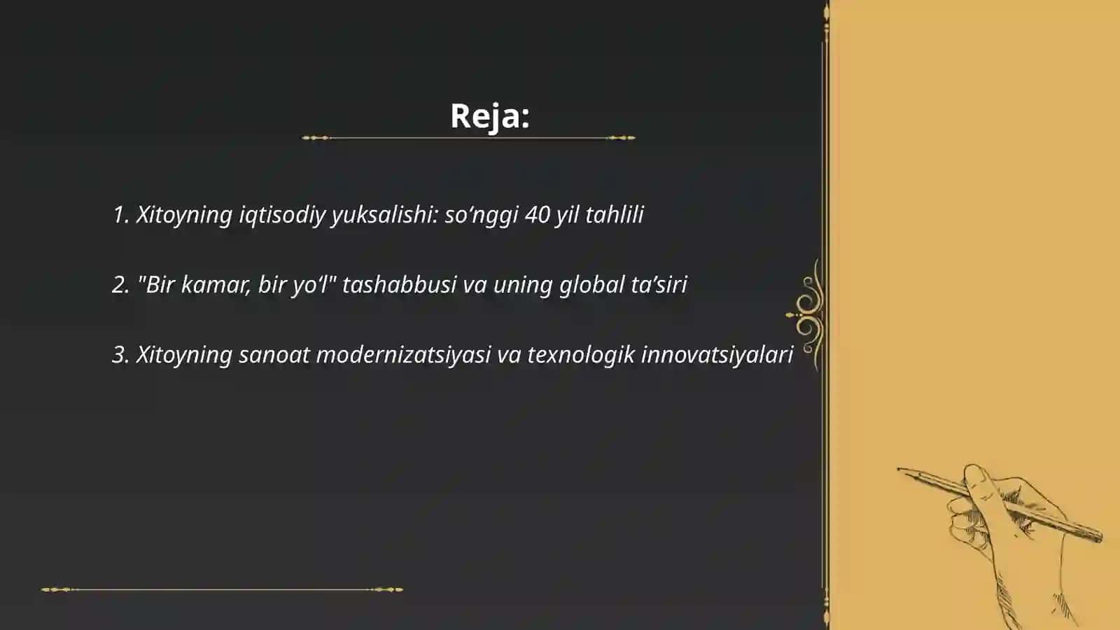 Xitoy: Yuksalish va inqiroz orasida 2