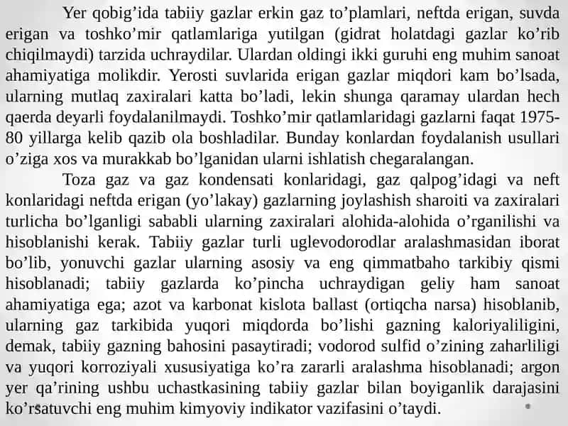 GAZ VA GAZ KONDENSATI KONLARIDAGI GAZ VA KONDENSAT ZAXIRALARINI HISOBLASH METODLARI 2
