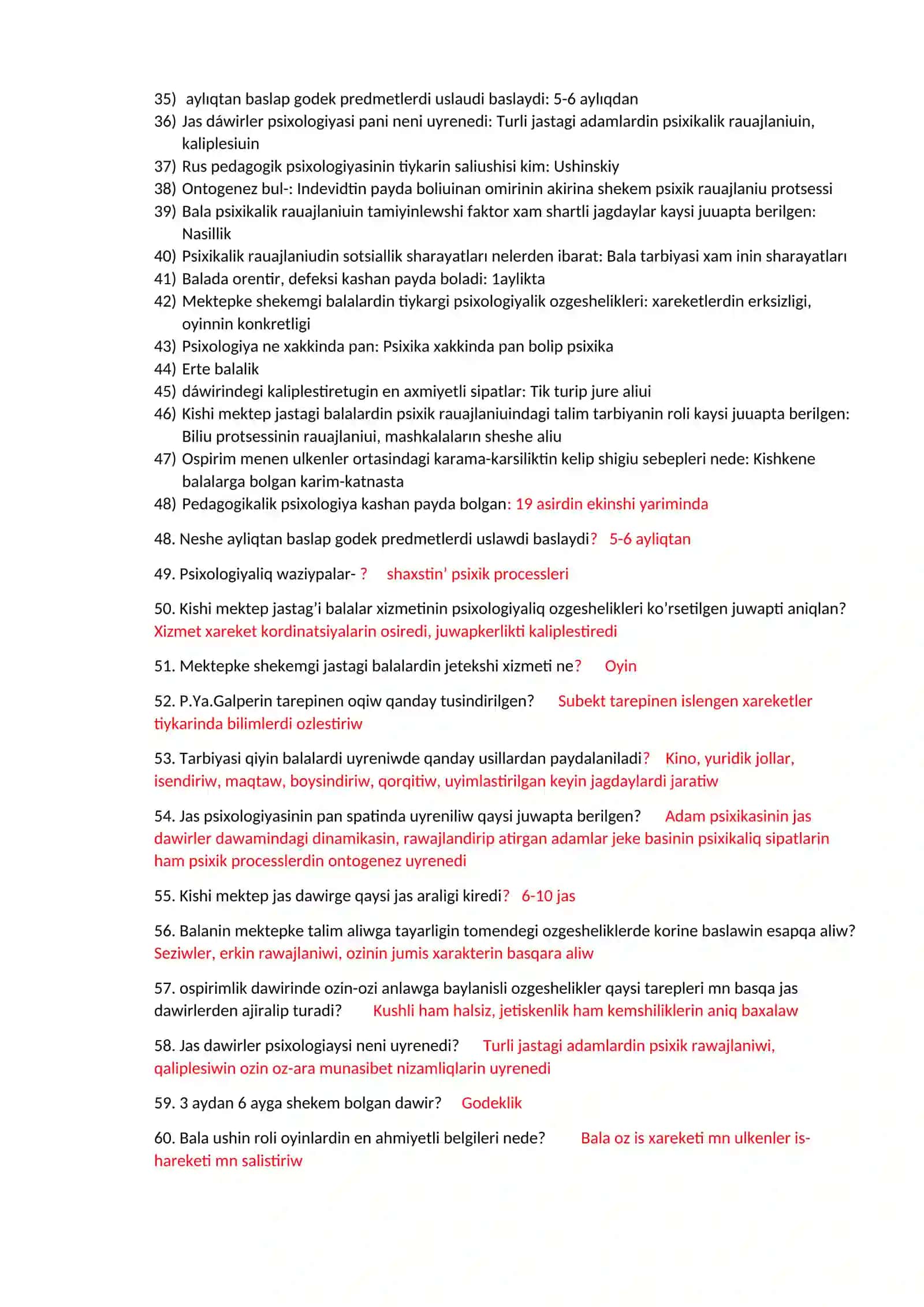 Mektep jasidaki jastagilar 2