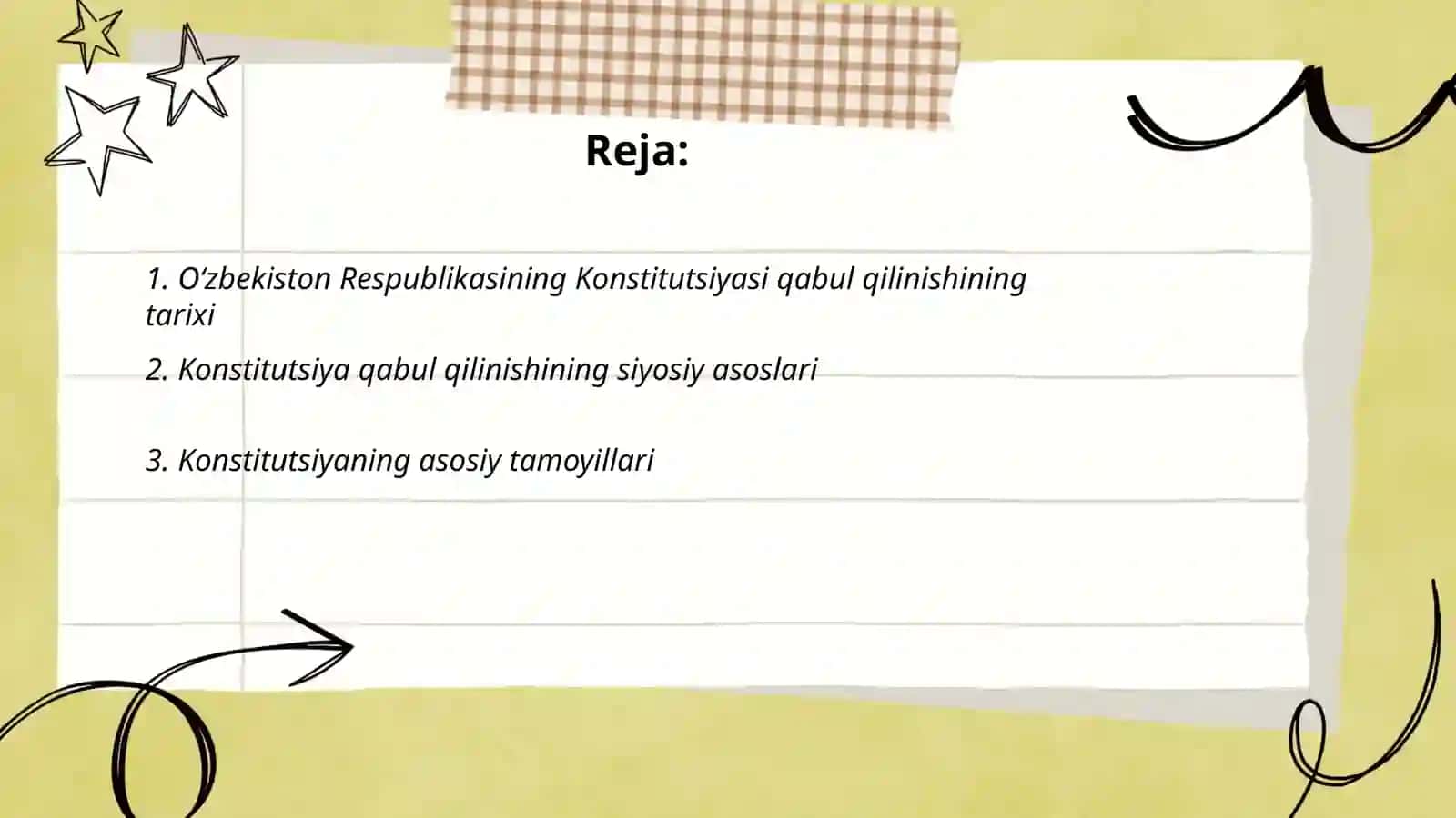 Oʻzbekiston Respublikasining Konstitutsiyasi qabul qilinishi va unga kiritilgan oʻzgartishlar 2