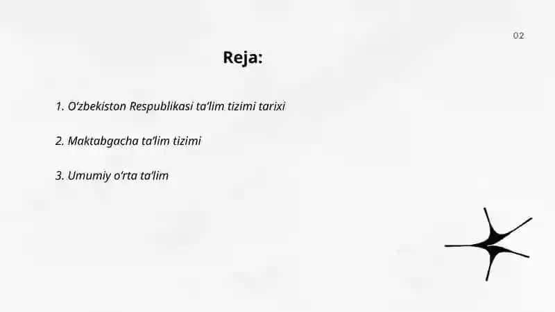 Oʻzbekiston Respublikasi taʼlim tizimi tarixi 2