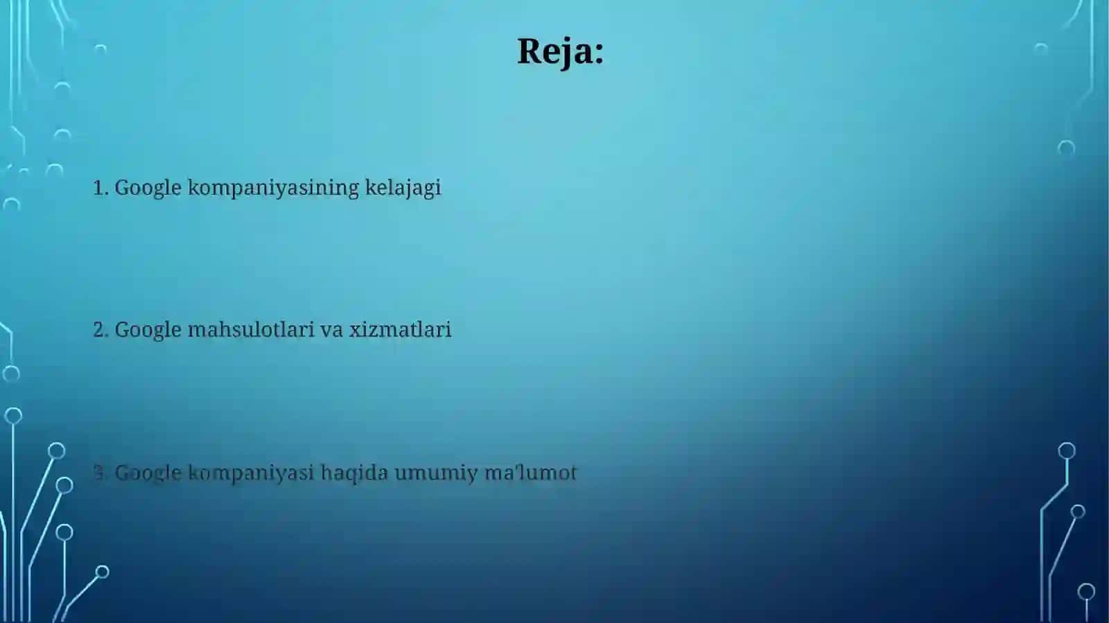 Google kompaniyasi haqida 2