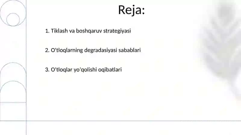 O'tloq yerlarning degradasiyasi sabablari 2