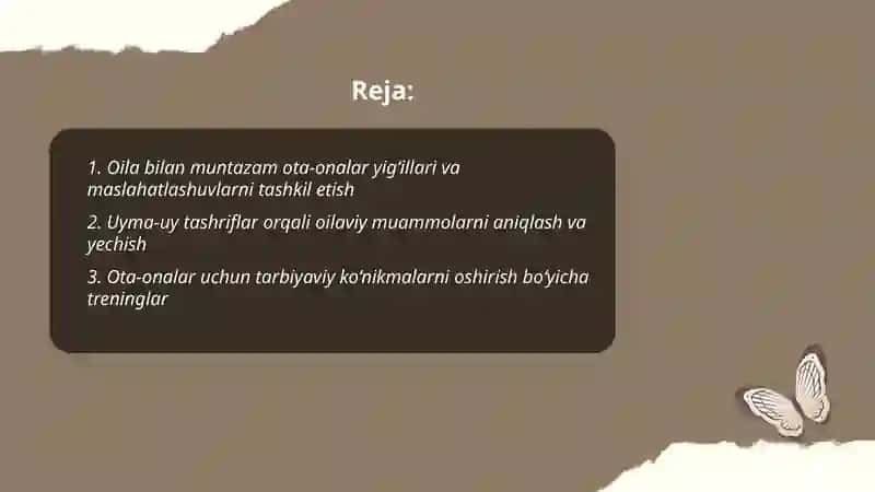 Pedagogning oila bilan olib boradigan ijtimoiy faoliyat 2