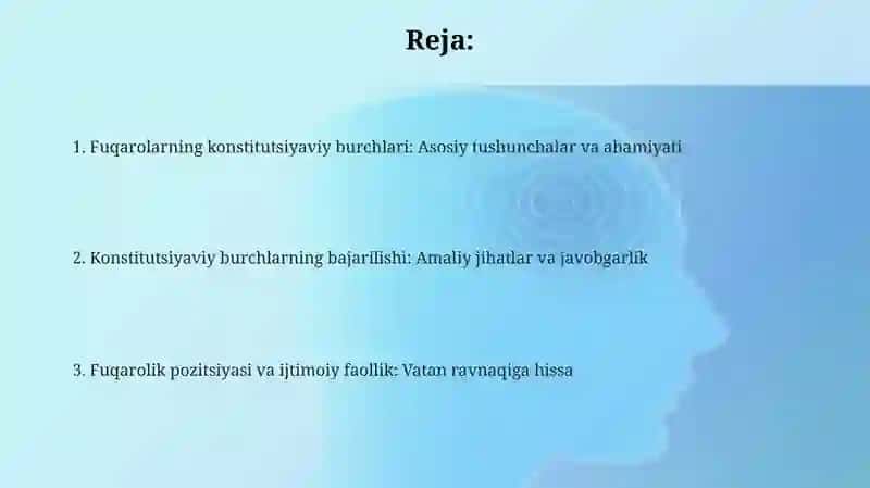 Fuqarolarning konstitutsiyaviy burchlari 2