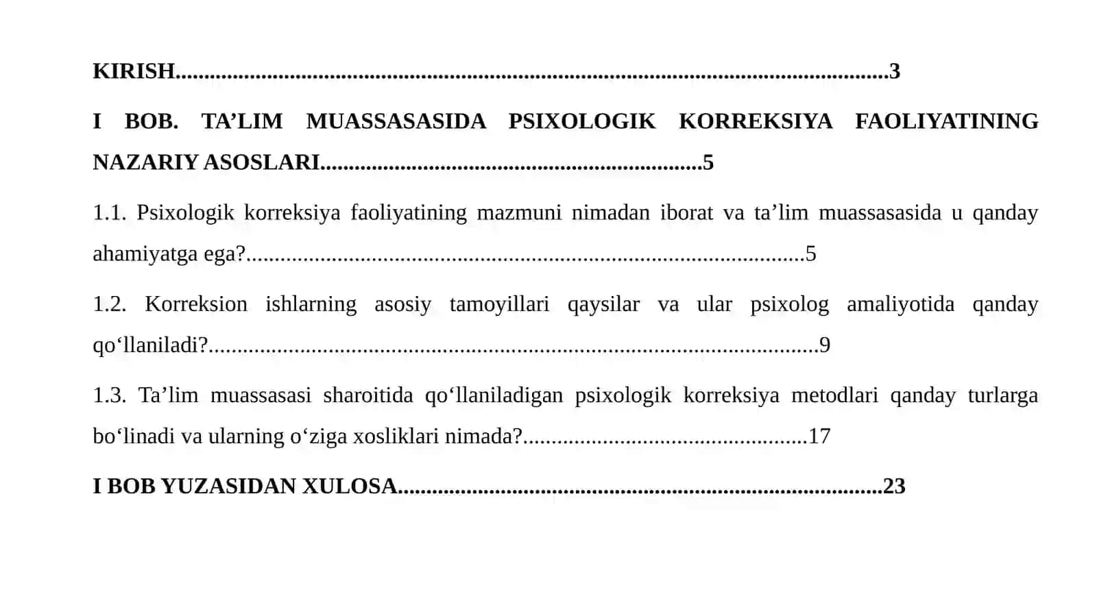 Taʼlim muassasasi psixologining psixologik korreksiya faoliyatini samaradorligi koʻrsatkichlari va shartlari 2