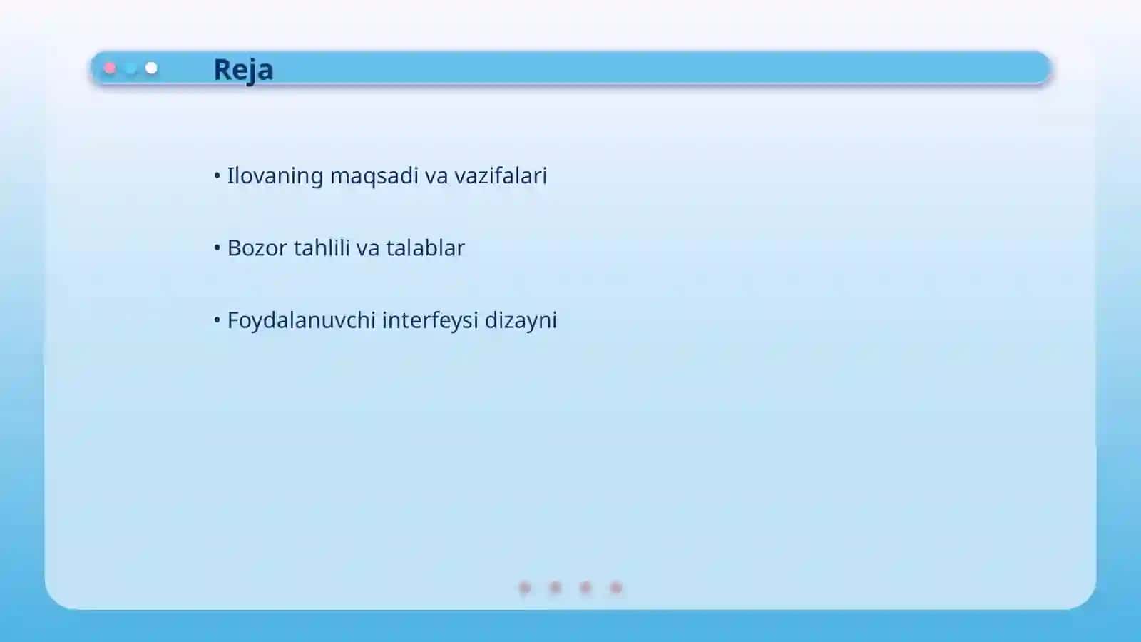 Talabalar uchun dars jadvali va eslatmalarni boshqaruvchi mobil ilova ishlab chiqish 2