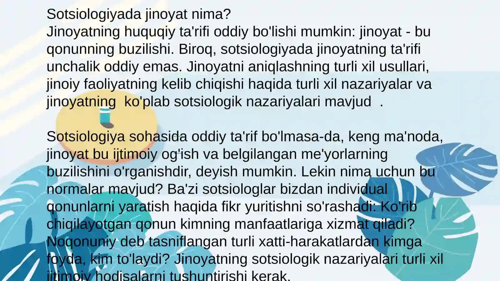 Dunyoda jinoyatchilikning xolati 2