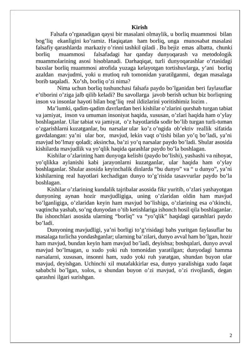 Materiya va harakatning o‘zaro aloqasi 2