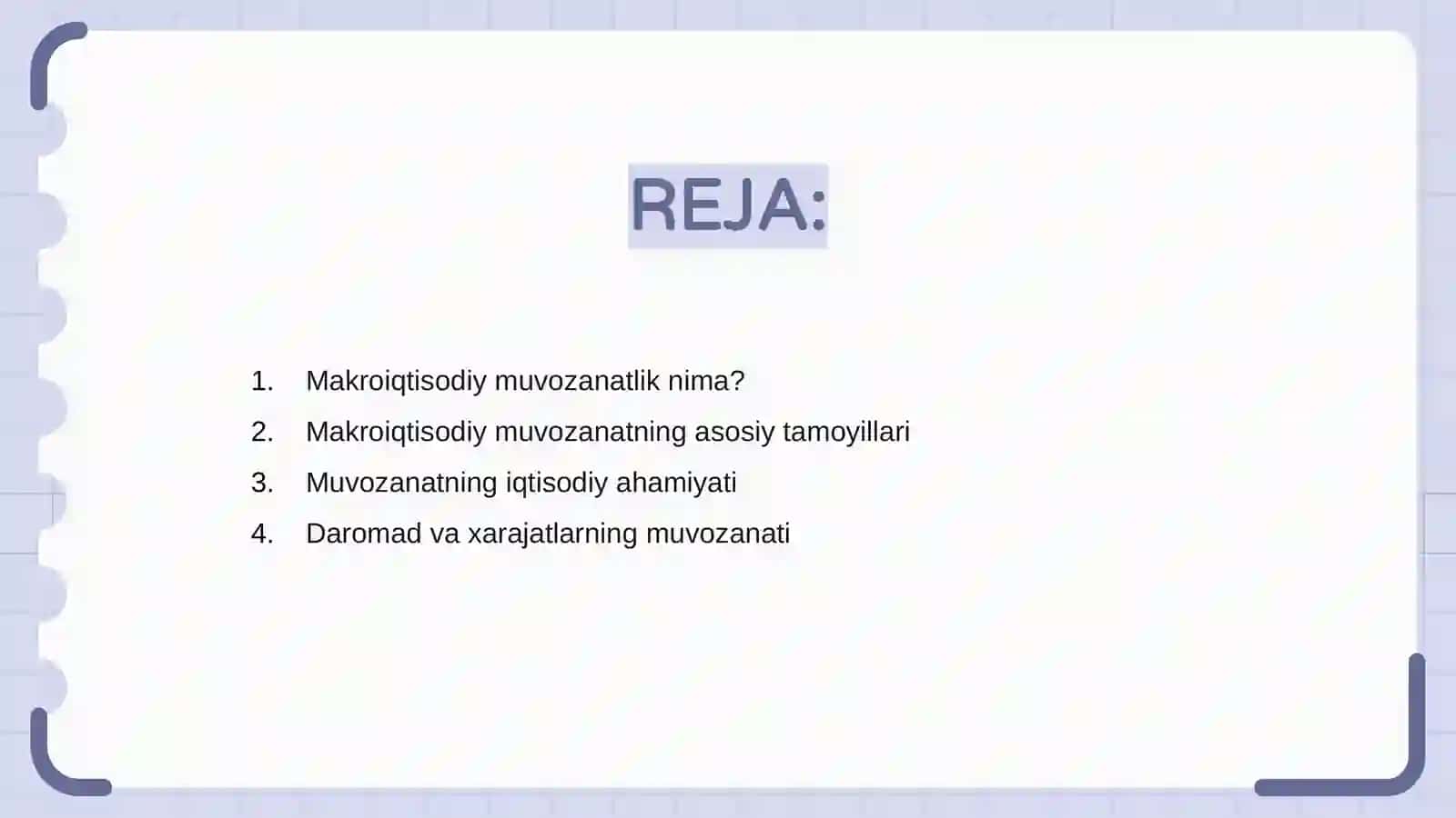 Makroiqtisodiy muvozanatlikning mohiyati va unga erishish yoʻllari 2