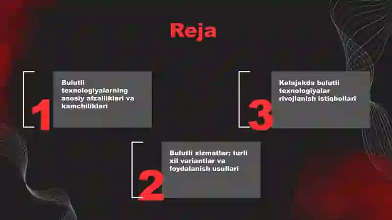 Bulutli texnologiyalar va ular bilan ishlash 2