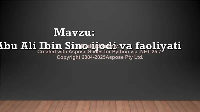 Abu Ali Ibin Sino 2